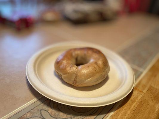 Plain bagel