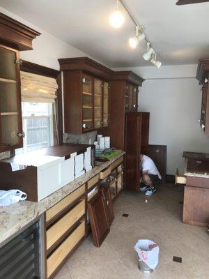 Before & After Cabinet Painting in Staten Island, NY