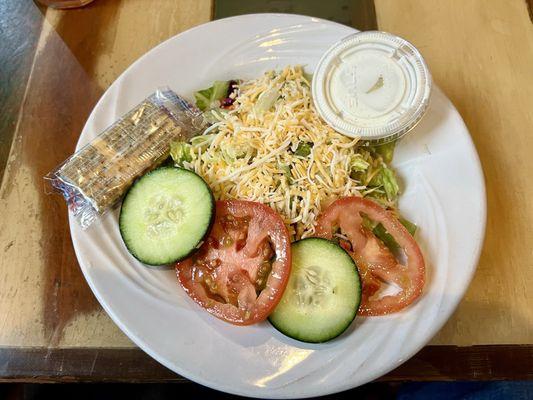 Side Salad - included with many entrees