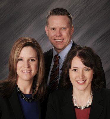 Brad- Licensed in IA, Broker in IL Andrea & Dawn- Licensed in IA