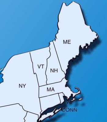 Serving New england and Upstate NY.