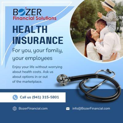 Low cost health insurance for you, your family, your employees. Call 941.315.5801