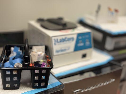 In-house lab draws available.