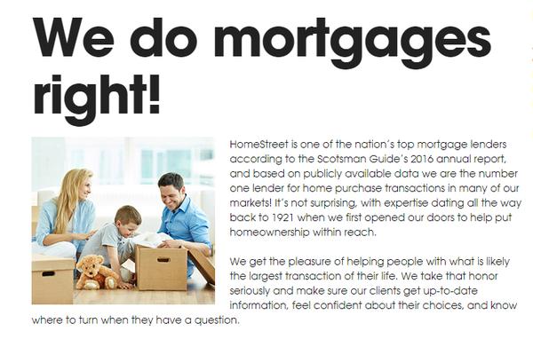 HomeStreet Home Loans