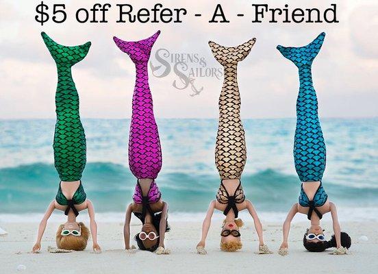 For every friend you refer, you get $5 RAF credit off your next wax! *Limit to one RAF credit per visit/transaction*