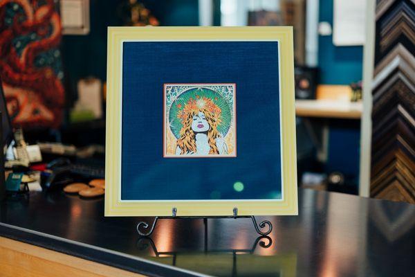 Acrylic frames are sturdy, colorful and come in a variety of colors and patterns.