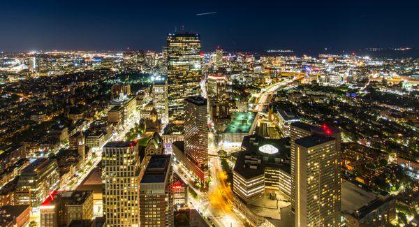 Timelapse - Prudential Center Observatory John Hancock