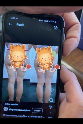 After asking her not to post my pictures online.... Posted without my consent.