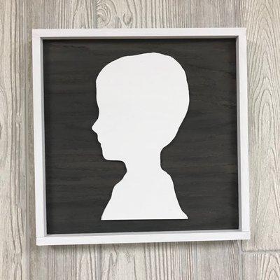 3D children silhouettes
