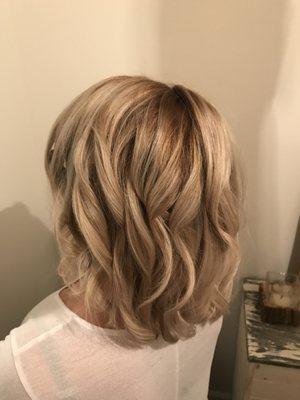 Shadow root with highlights and lowlights