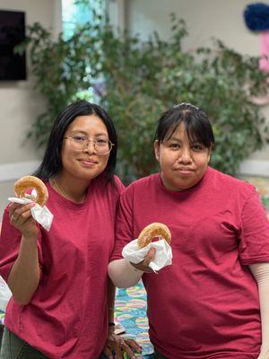 You all know today is the best day of the year! National Donut day! We celebrated