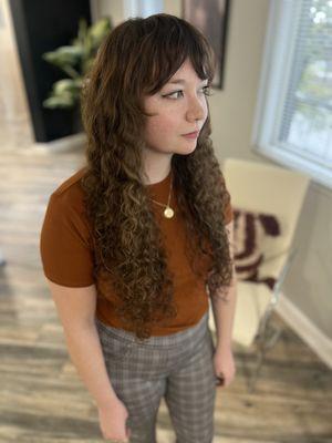 Haircut from one of our curl specialists