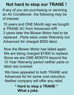 Purchasing , servicing HVAC ? See our experience these two companies .