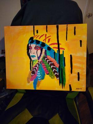 Native indian lady