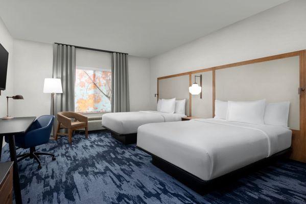 Standard Double Queen Guest Room