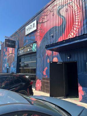 THC Dispensary Austin Lounge also known as The High Company Dispensary Austin - entrance side