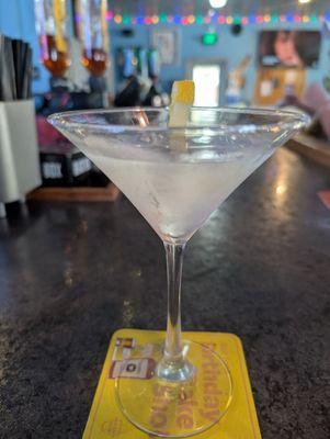 Blueberry citrus martini