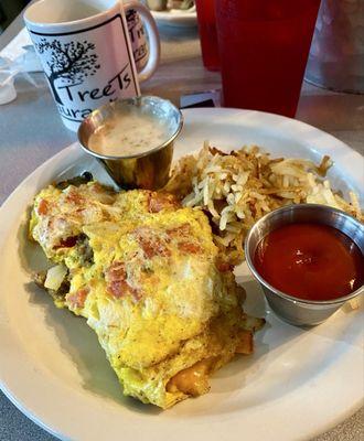 Omelette & Hash Browns (Family TreeTs: Low Moor, VA)