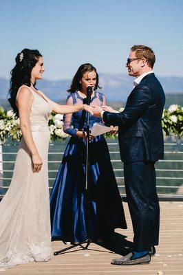 EVENT PLANNING--One Fine Day; PHOTOGRAPHY--Gagewood; VENUE--High Camp, Squaw Valley Resort