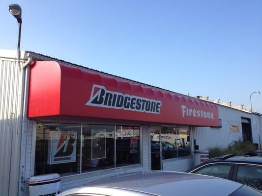 Front of store