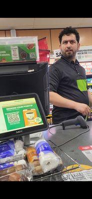 Rude cashier. Rude to women. Needs to be fired immediately