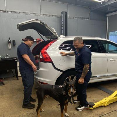 High speed complete auto repair end mobil