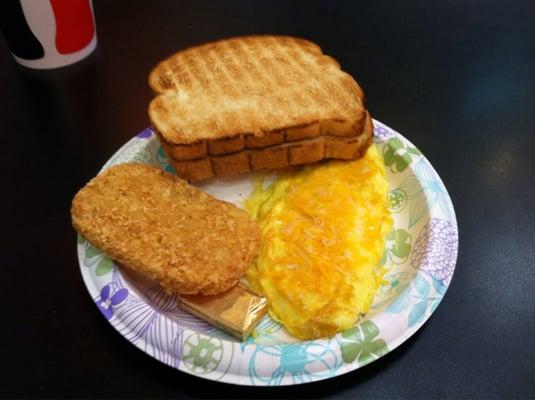 Cheese omelette $7.25