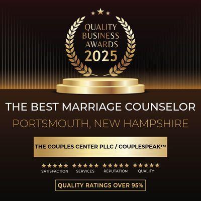 Recent recognition for my work with couples!