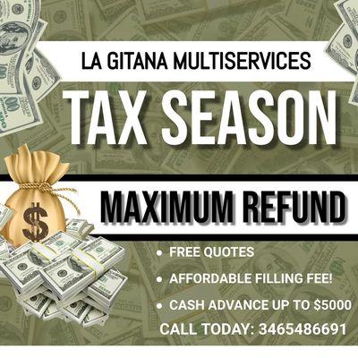 If you're needing to file your taxes don't hesitate to give us a call! We offer flexible hours or you can sign from from your phone.