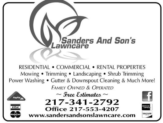 Sanders and Son's Lawn Care