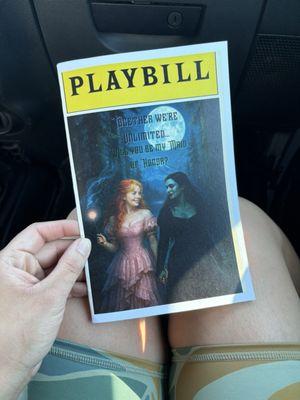Custom playbill