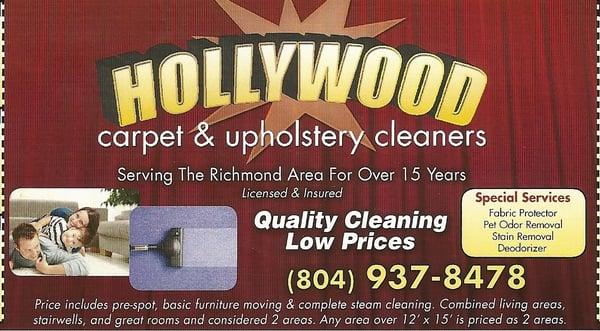 Hollywood Carpet & Upholstery Cleaners