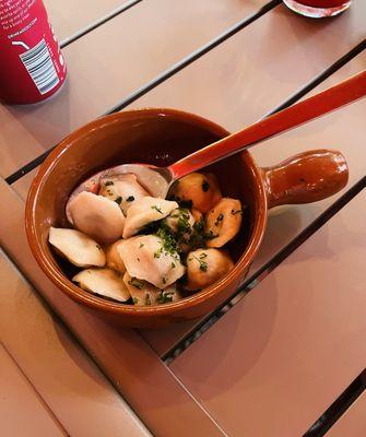 Pork dumplings. Nice and small. Shared with table.