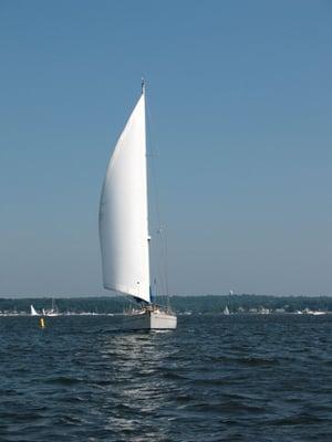 Sailboat on Manhasset Bay