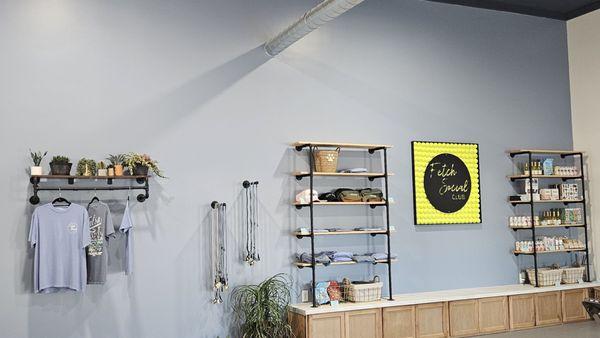 Dog beer, dog treats, shirts and accessories for sale