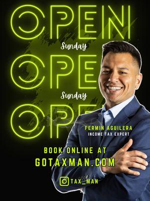 Open Sundays By Appointment