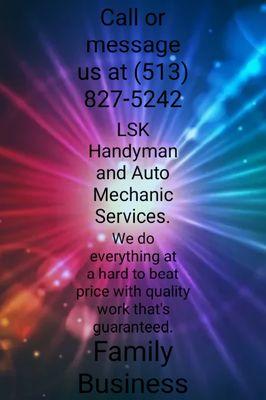 LSK Handyman and Automotive Mechanic  Services