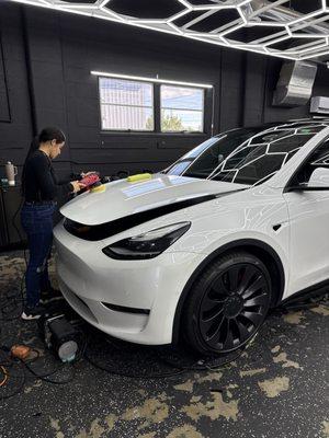 Tesla Paint Correction and PPF