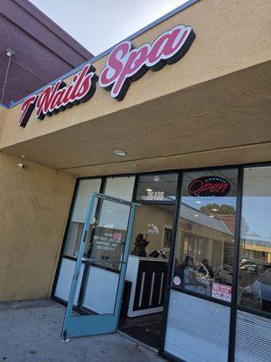 Sangeeta setup is located inside T nail spa