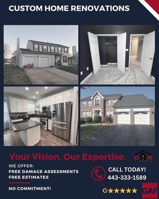 Custom Home Renovations