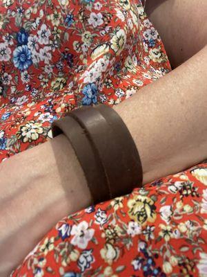 Leather bracelet
