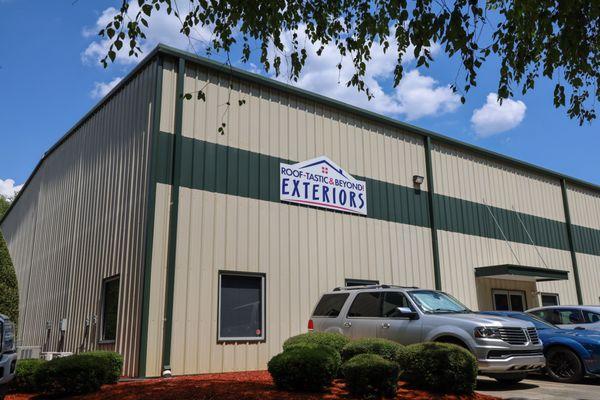 Outside of the Roof-Tastic & Beyond Exteriors office located in Peachtree City, GA.