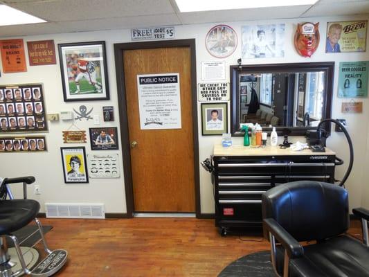 Inside Daddy-O's Barber Shop Loveland. This is no lame supercuts.