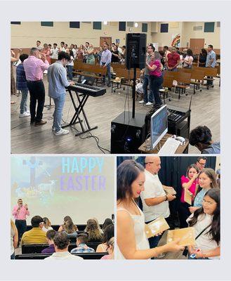 Our services are Sundays at 11:09am and they last for 60 minutes!