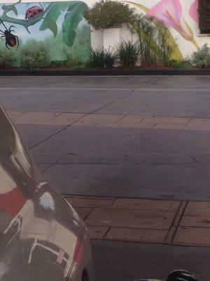 Nice painting on the back wall - I notice all the beauty