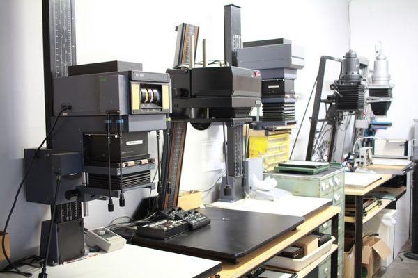 Large darkroom, easy to work in.