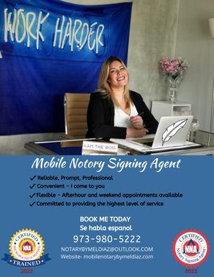 Mobile Notary Signing Agent By Mel Diaz