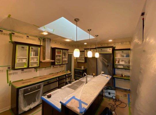 The best cabinet refinishing for your kitchen remodel and cabinet refacing projects in Omaha!