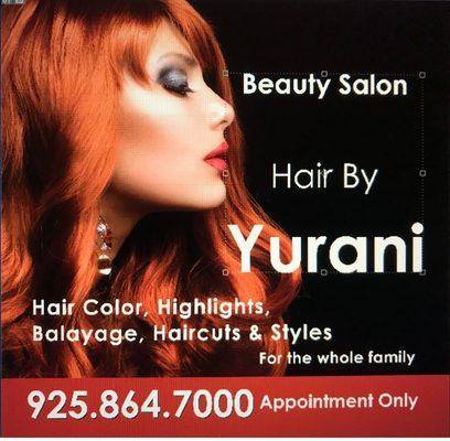 Yurani Aguilar Hair Stylist