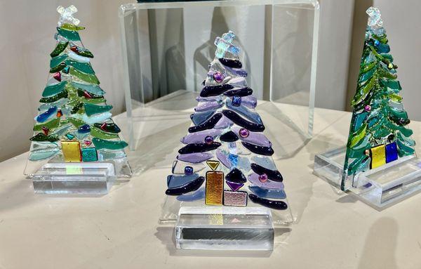 Glass Christmas Trees